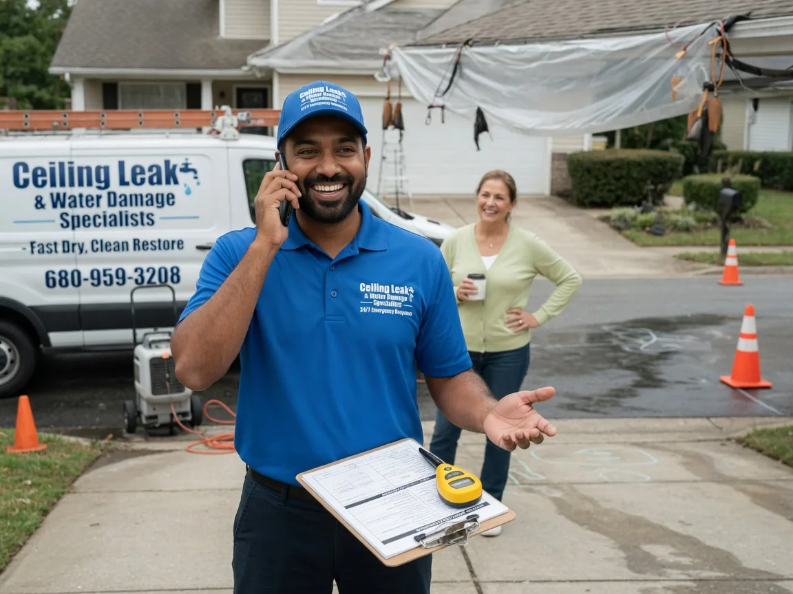 Ceiling Leak Cleanup Snook, TX FAQs